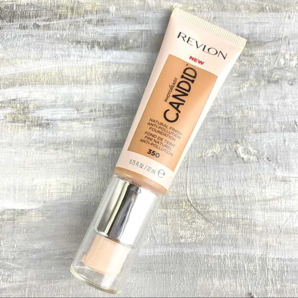 NEW Revlon Foundation PhotoReady Candid Natural Finish Anti-Pollution Base N.Tan